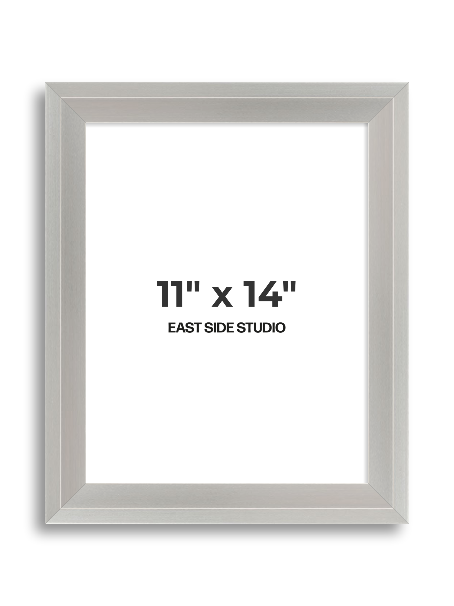 Light silver 11" x 14" picture frame