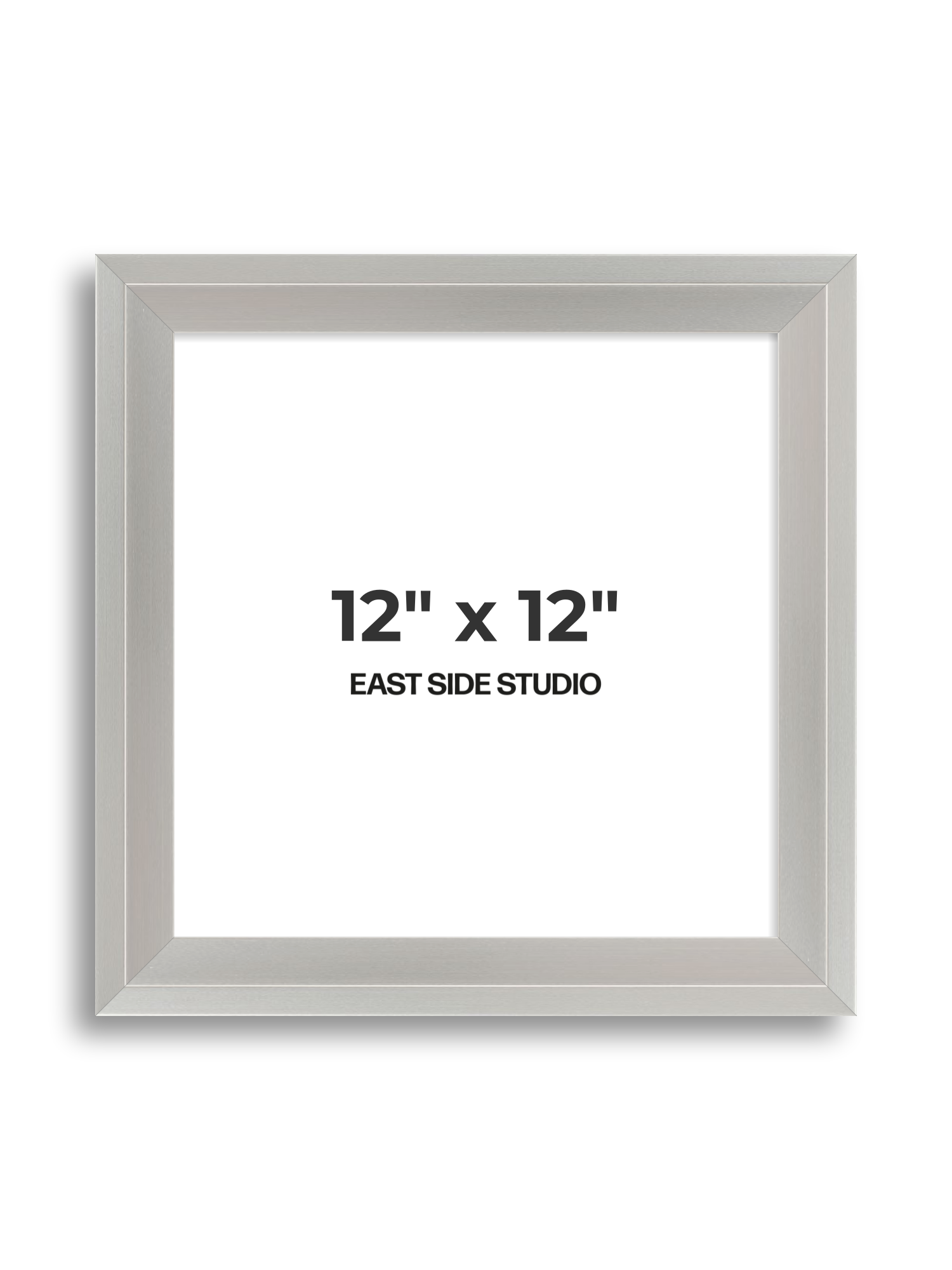 Light silver 12" x 12" picture frame