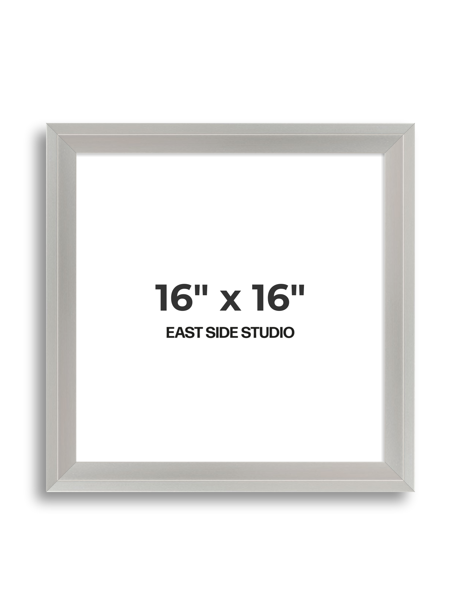 Light silver 16" x 16" picture frame