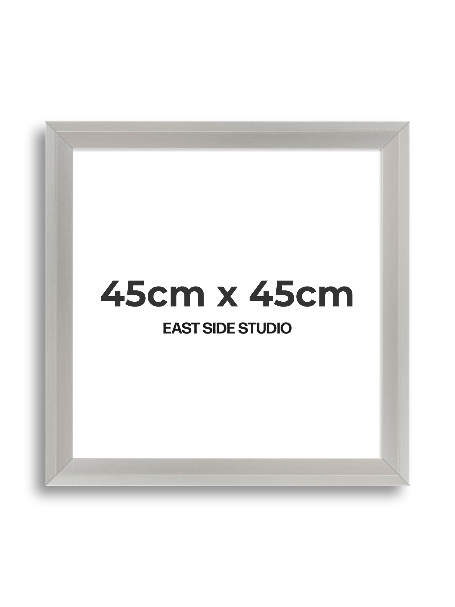 Light silver 45cm x 45cm picture frame