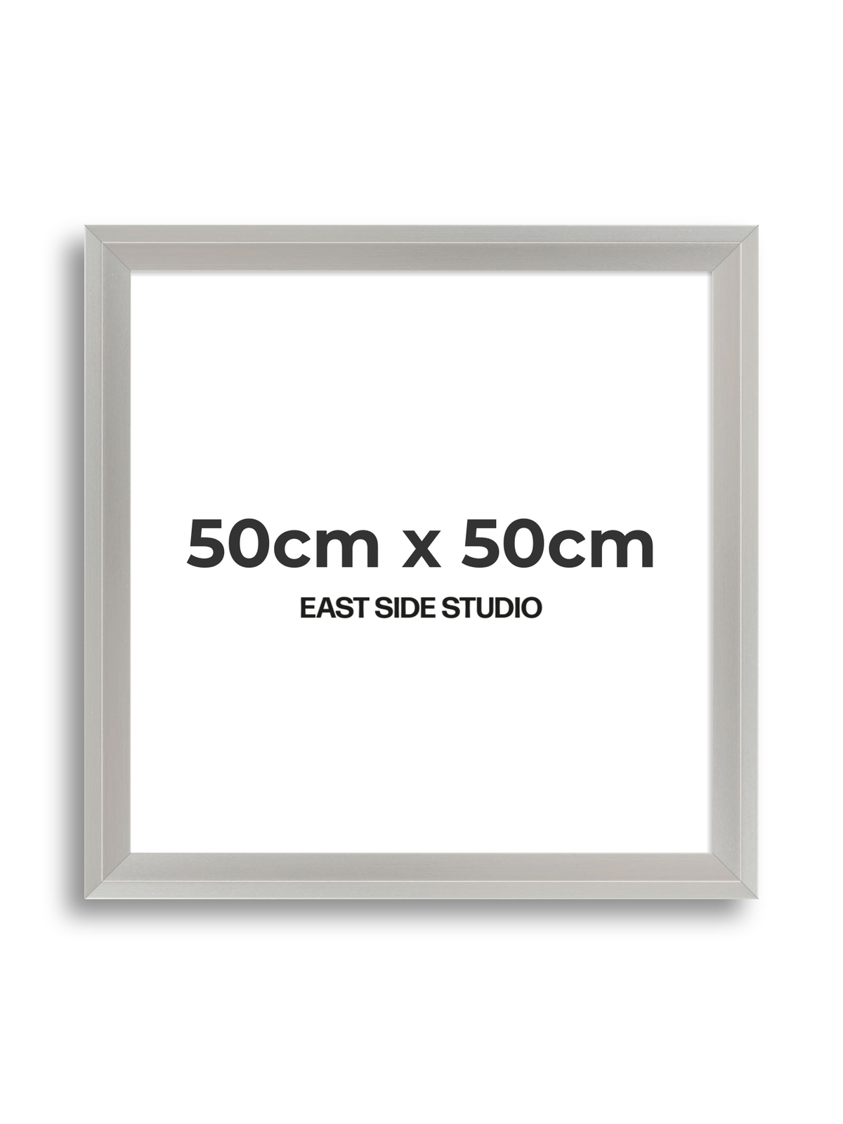 Light silver 50cm x 50cm picture frame