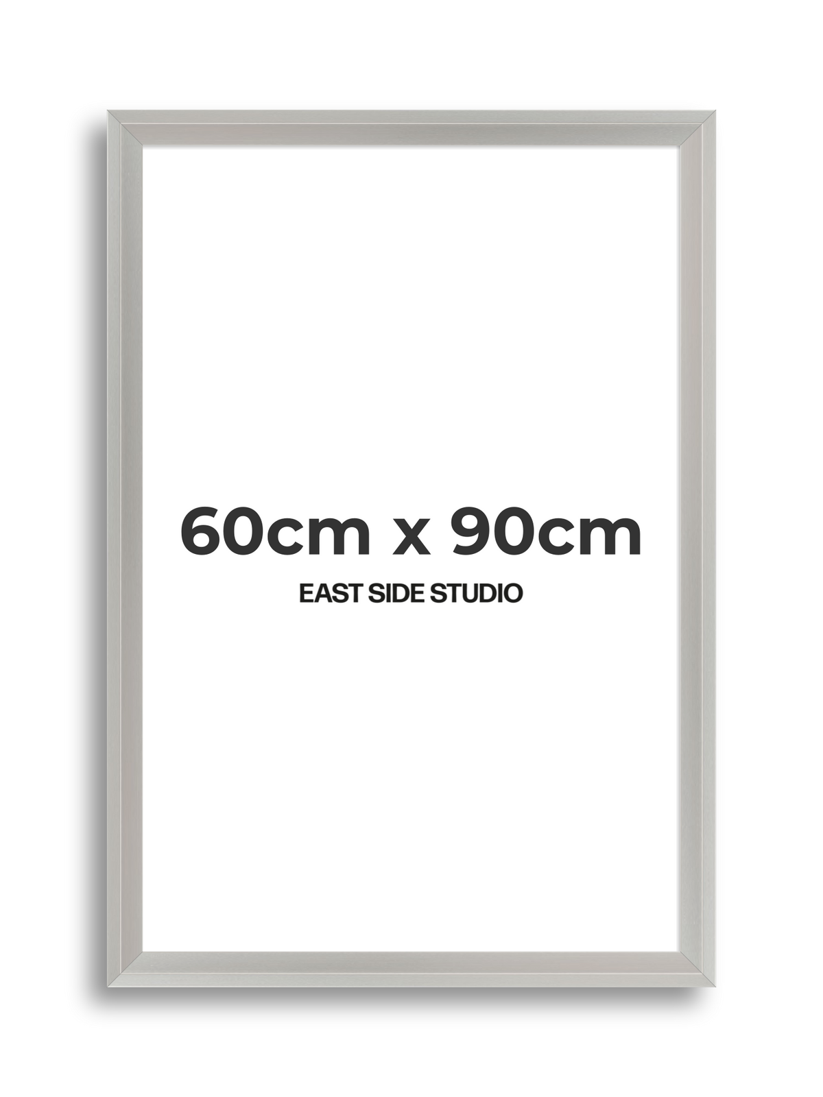 Light silver 60cm x 90cm picture frame