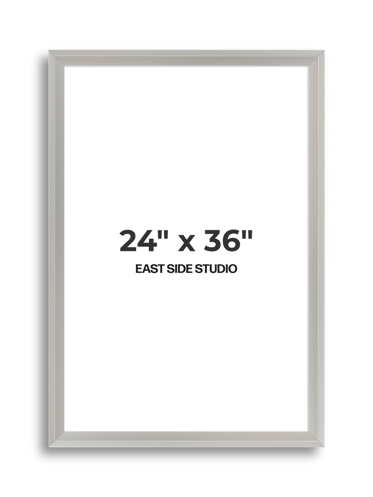 Light silver 24" x 36" picture frame
