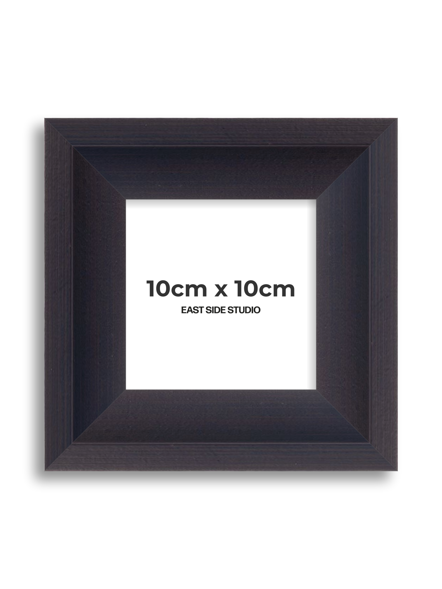 Black 10cm x 10cm picture frame
