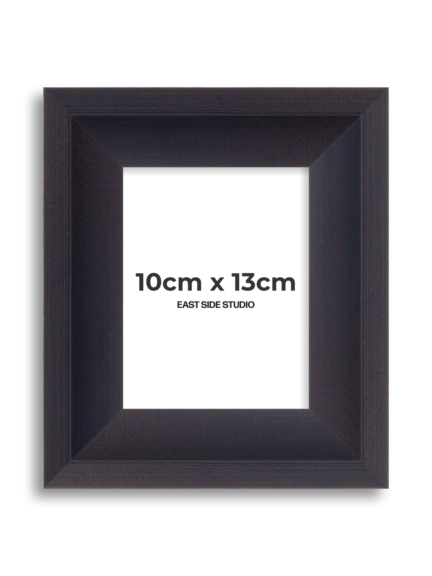 Black 10cm x 13cm picture frame