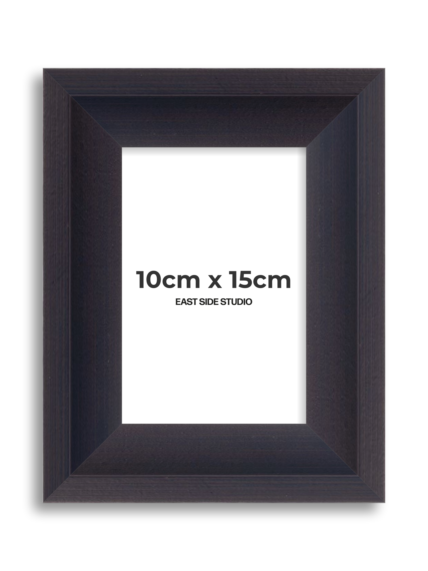 Black 10cm x 15cm picture frame
