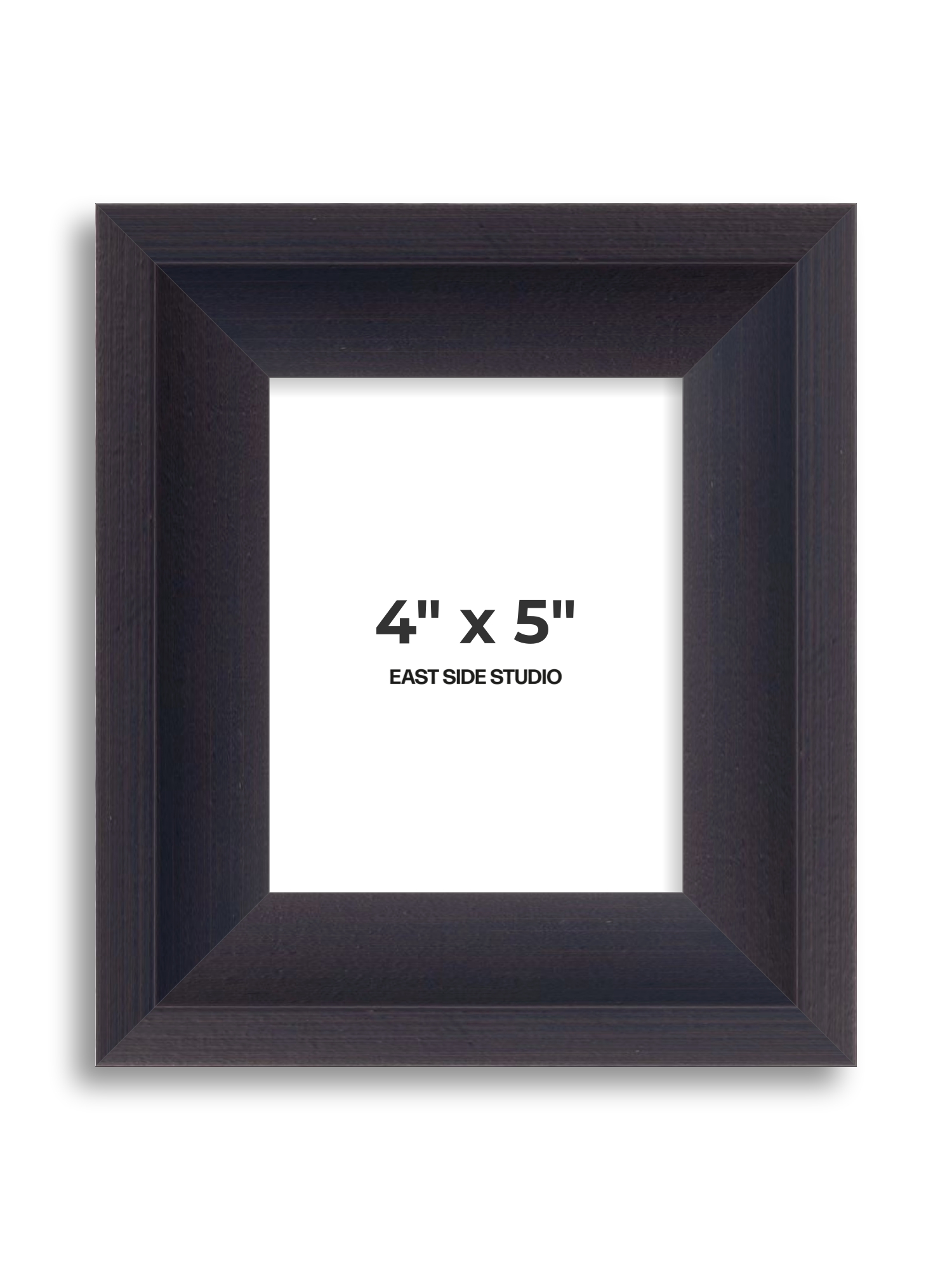 Black 4" x 5" picture frame