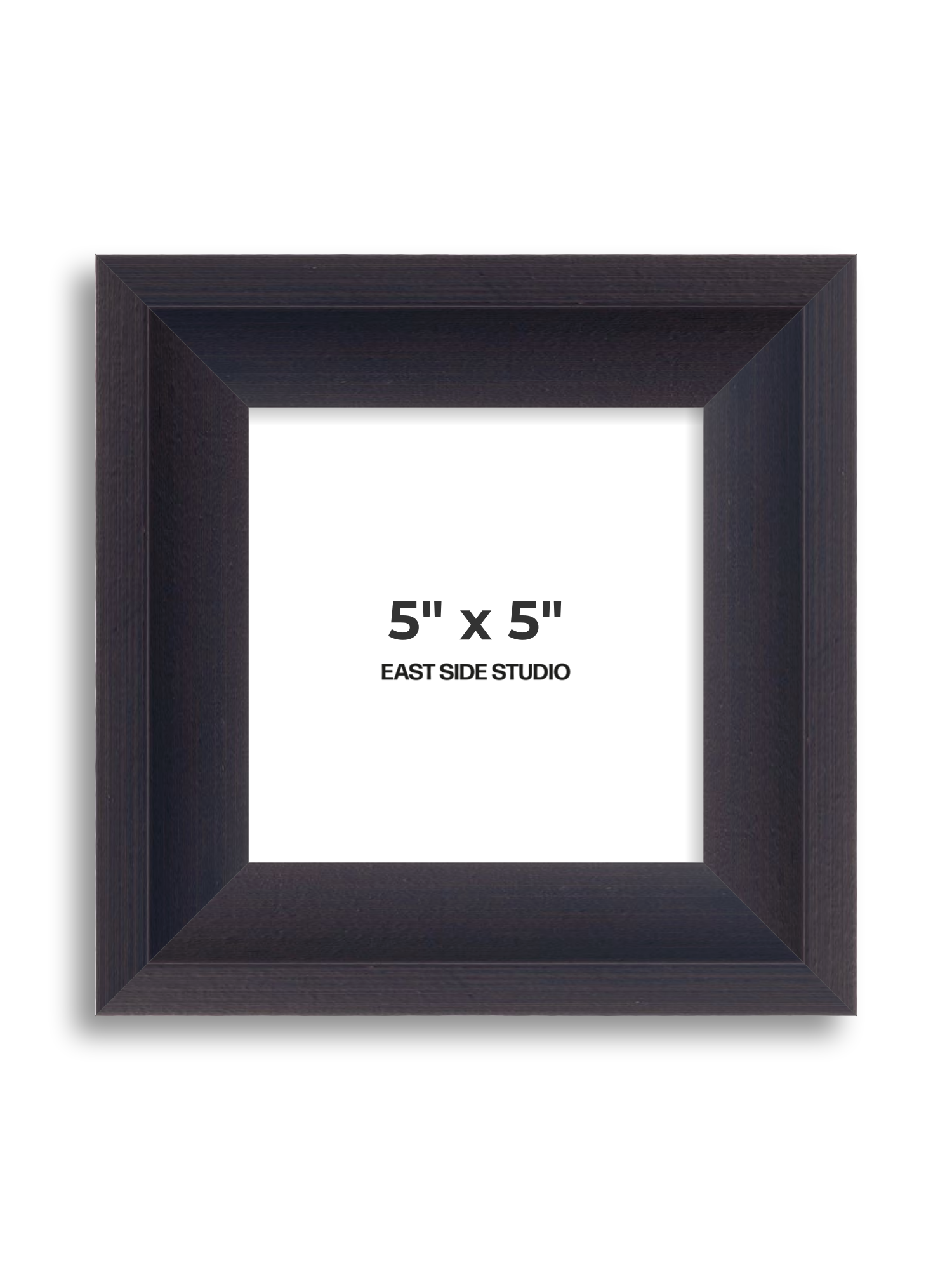 Black 5" x 5" picture frame