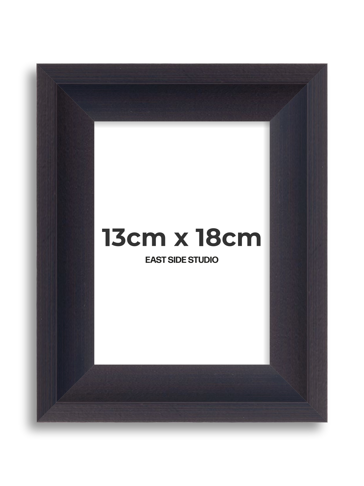Black 13cm x 18cm picture frame