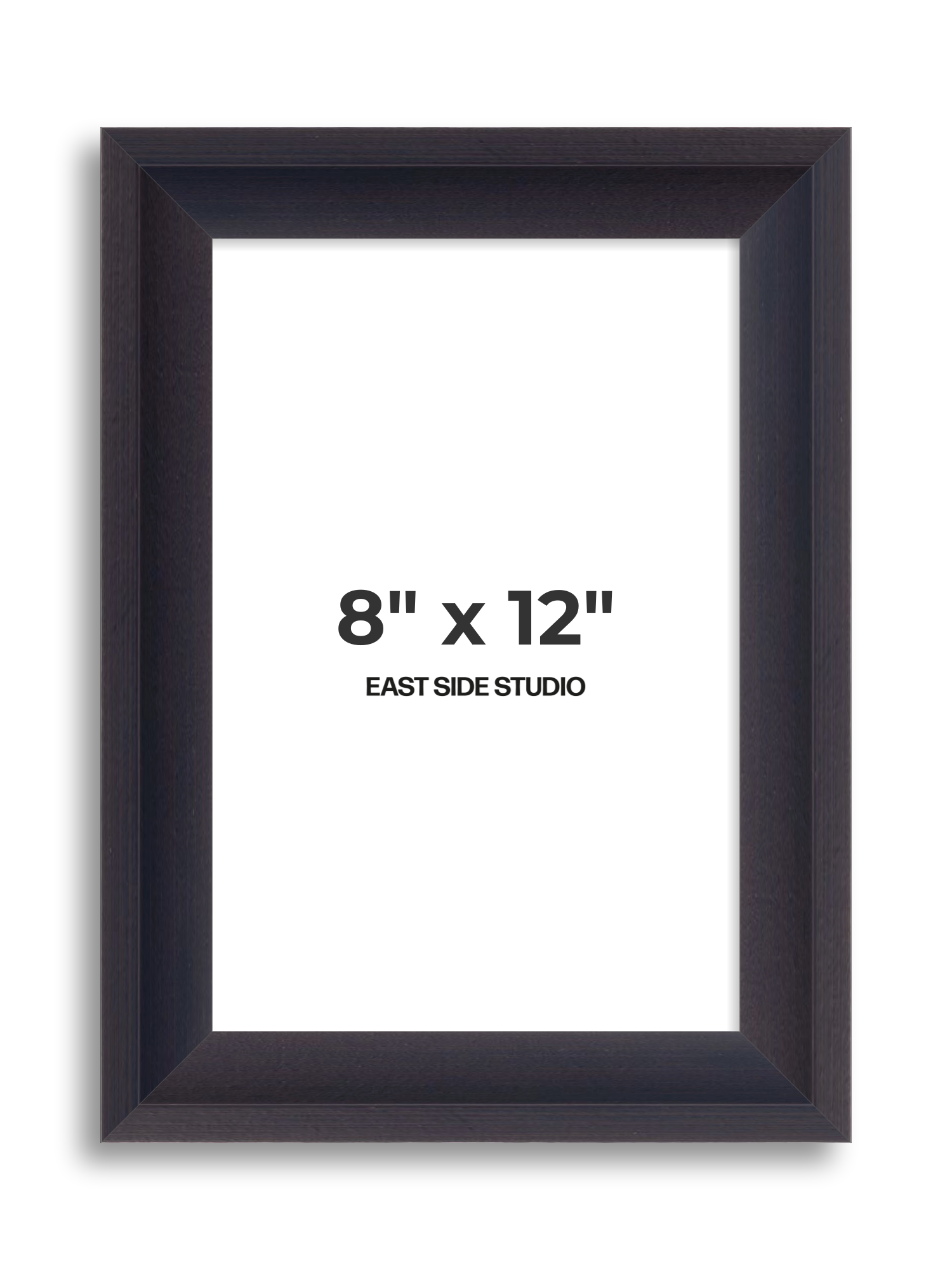 Black 8" x 12" picture frame