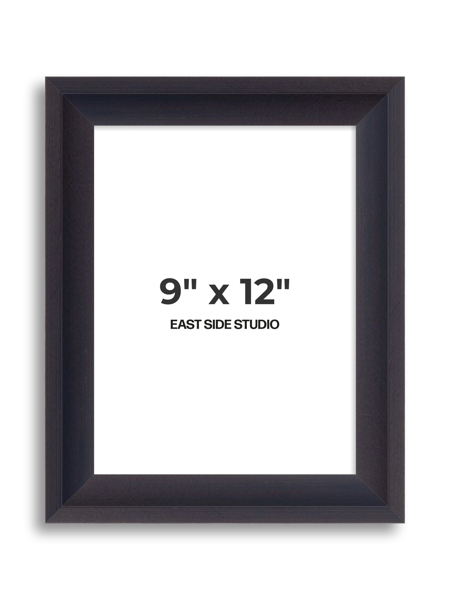 Black 9" x 12" picture frame