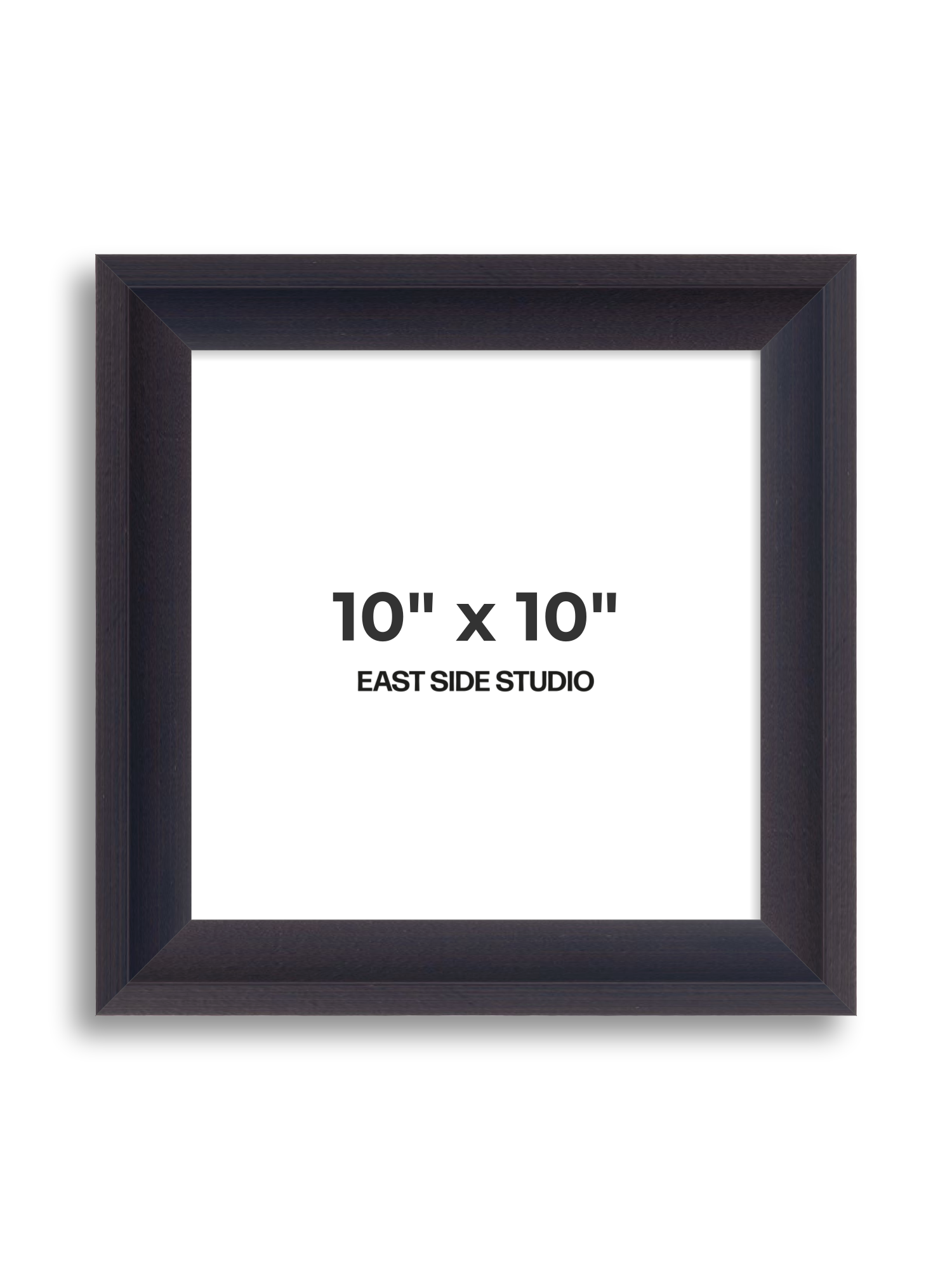 Black 10" x 10" picture frame