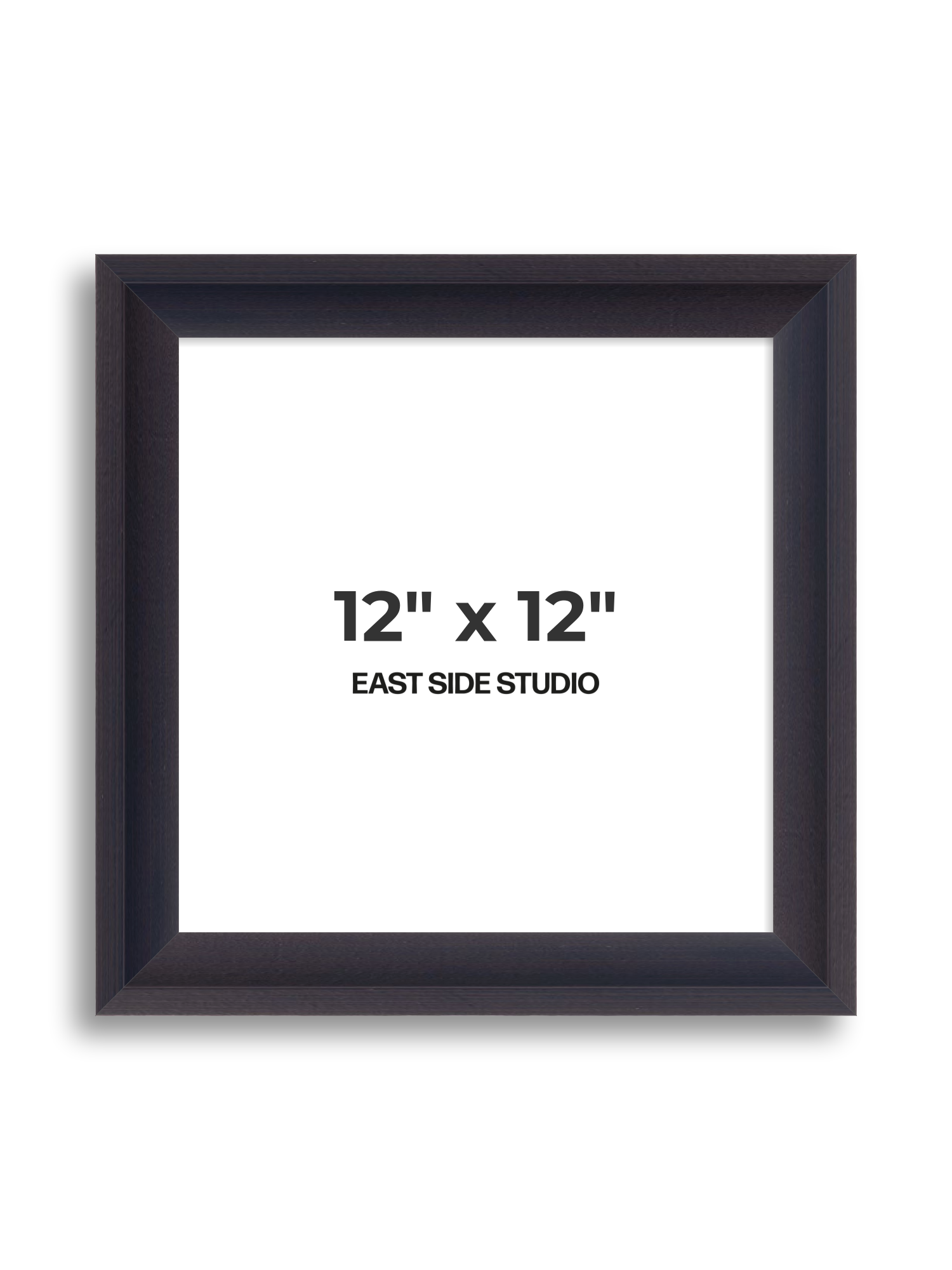Black 12" x 12" picture frame