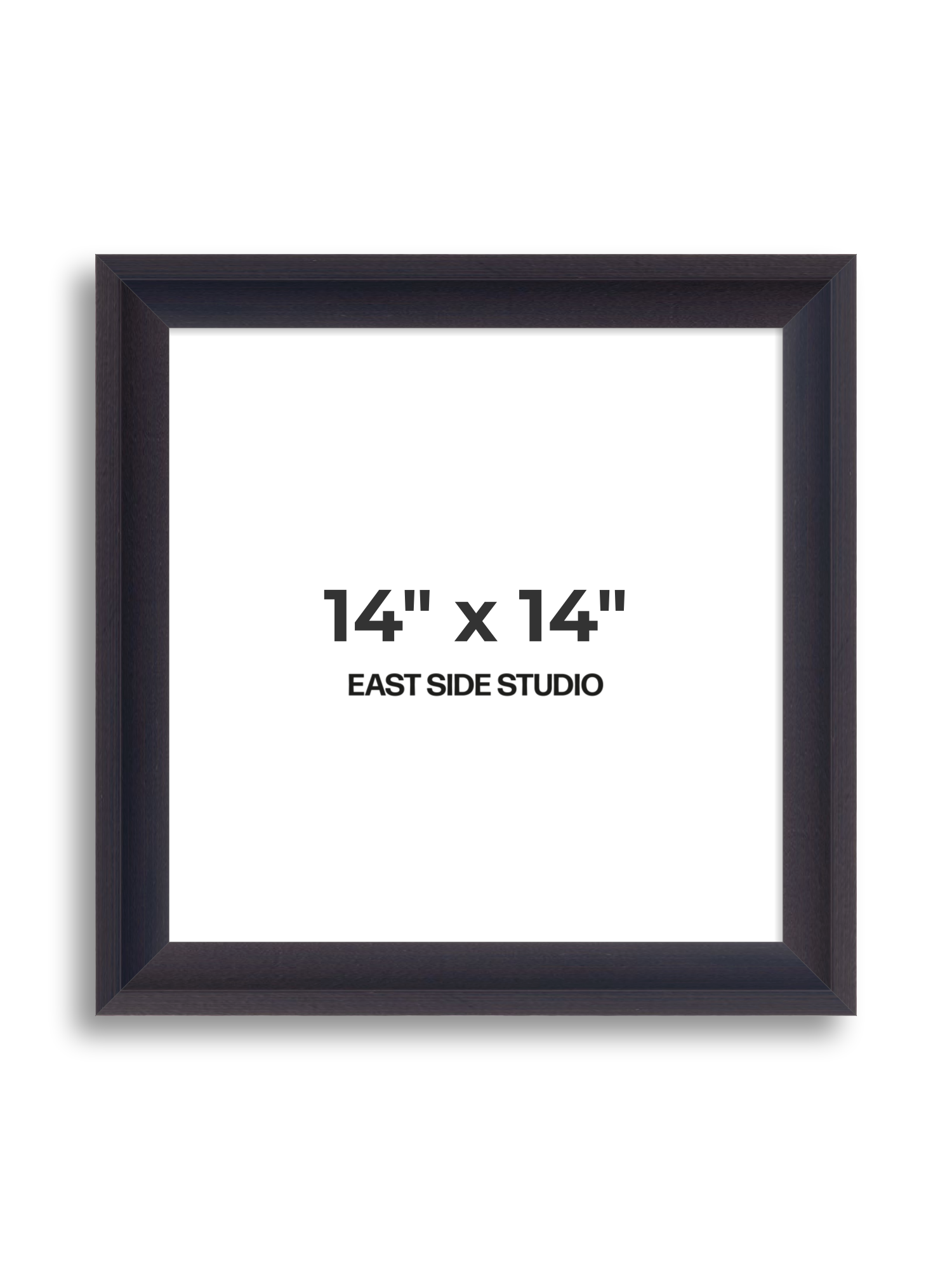 Black 14" x 14" picture frame