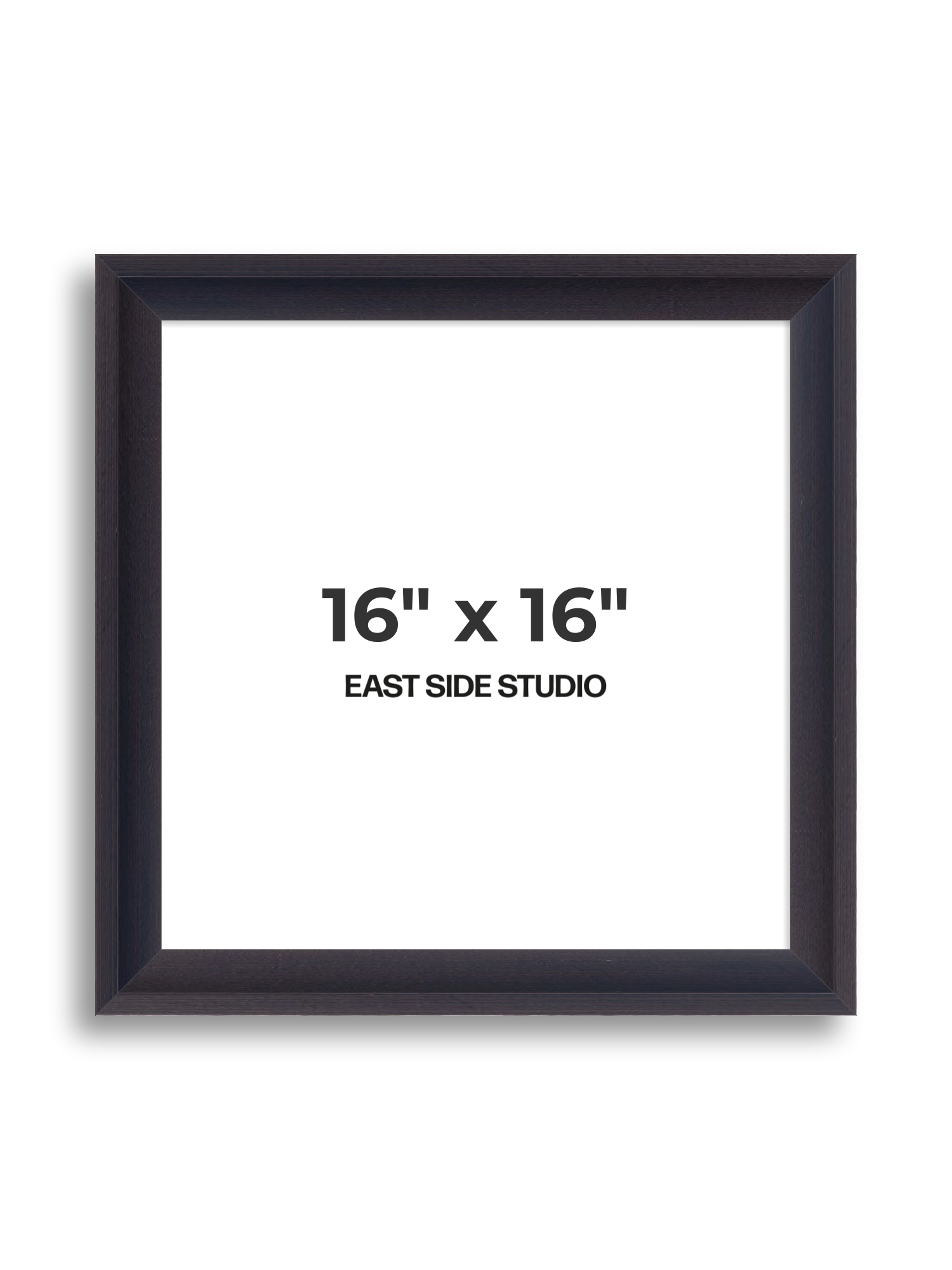 Black 16" x 16" picture frame