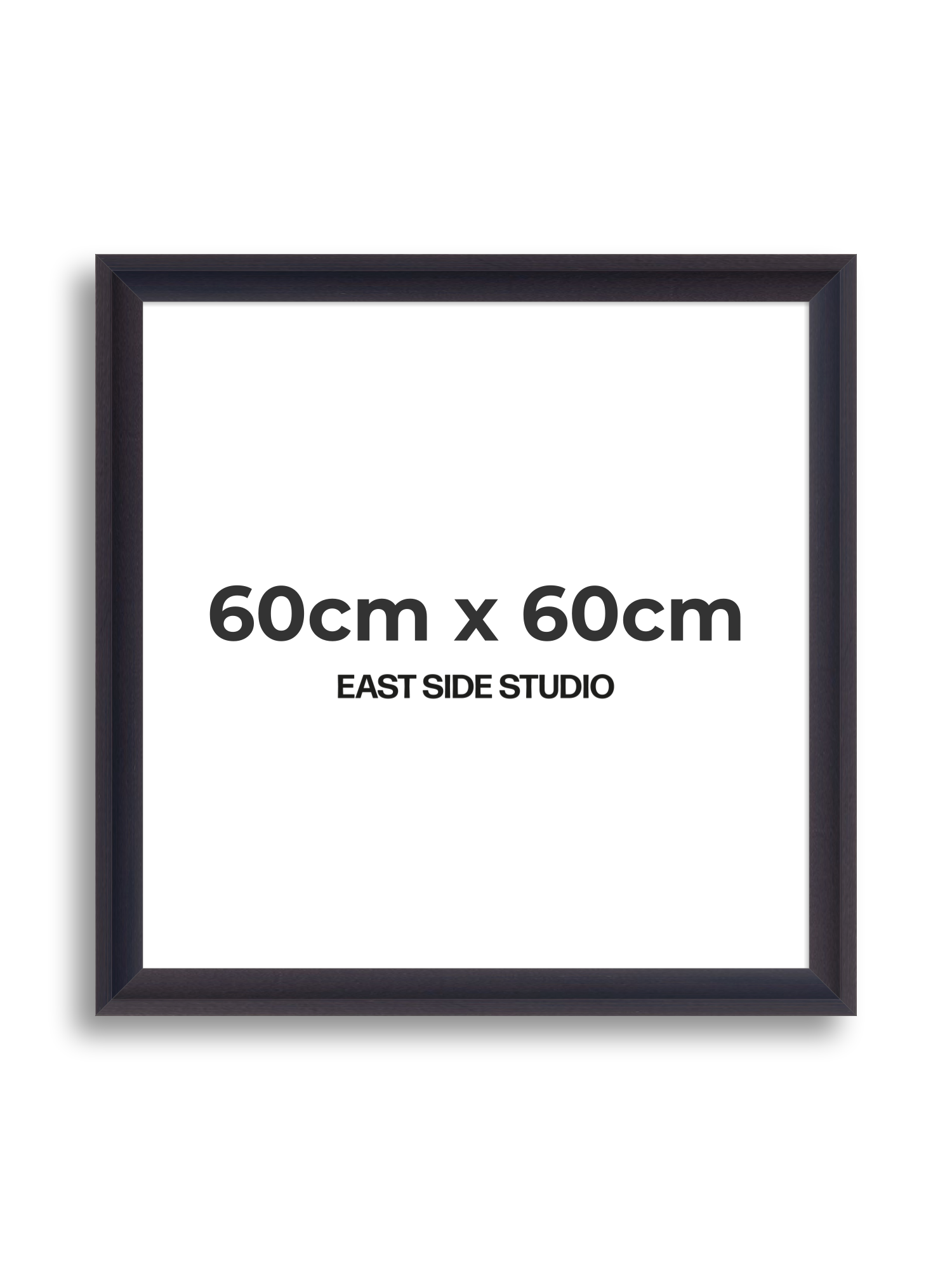 Black 60cm x 60cm picture frame