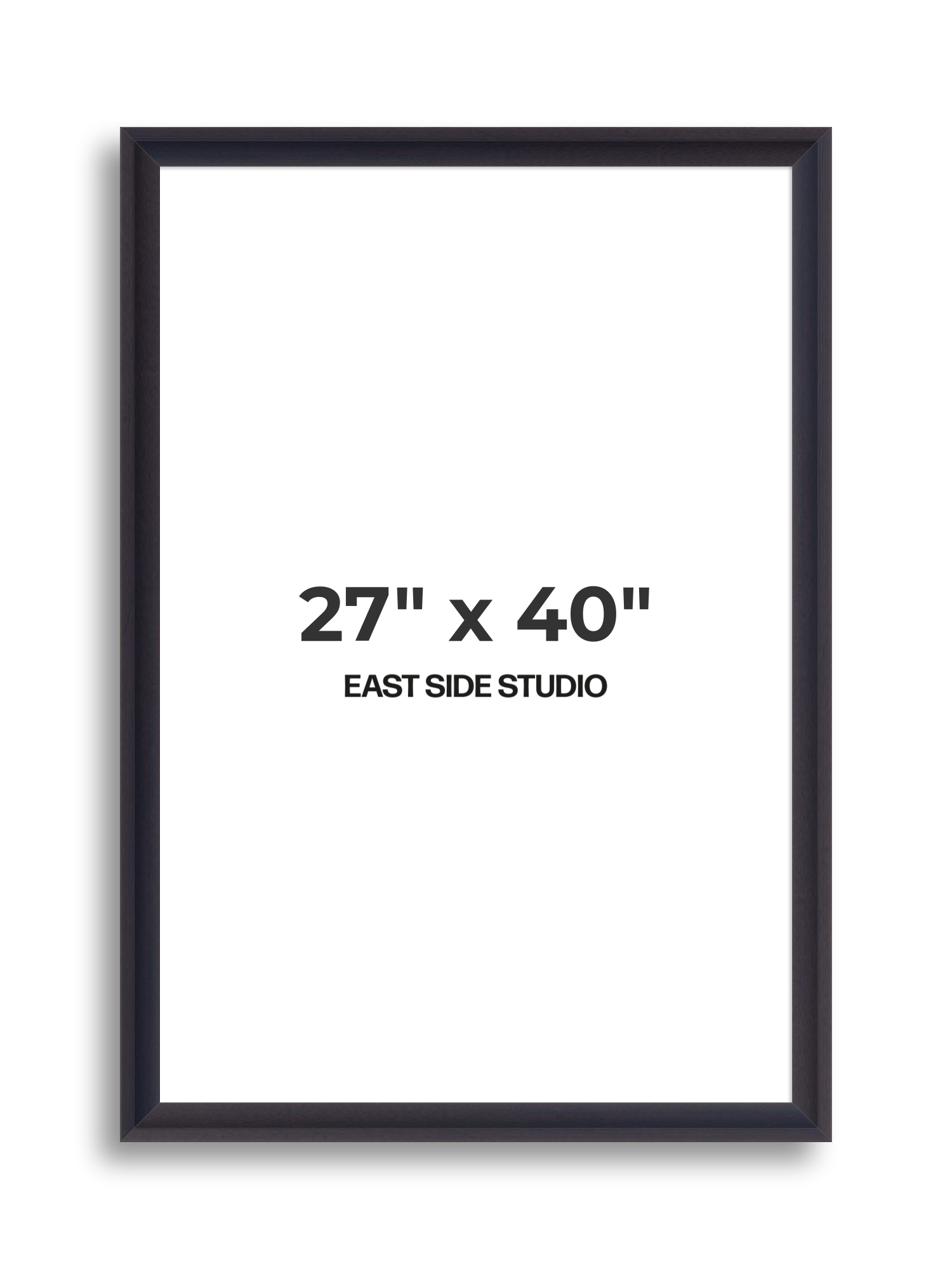 Black 27" x 40" picture frame