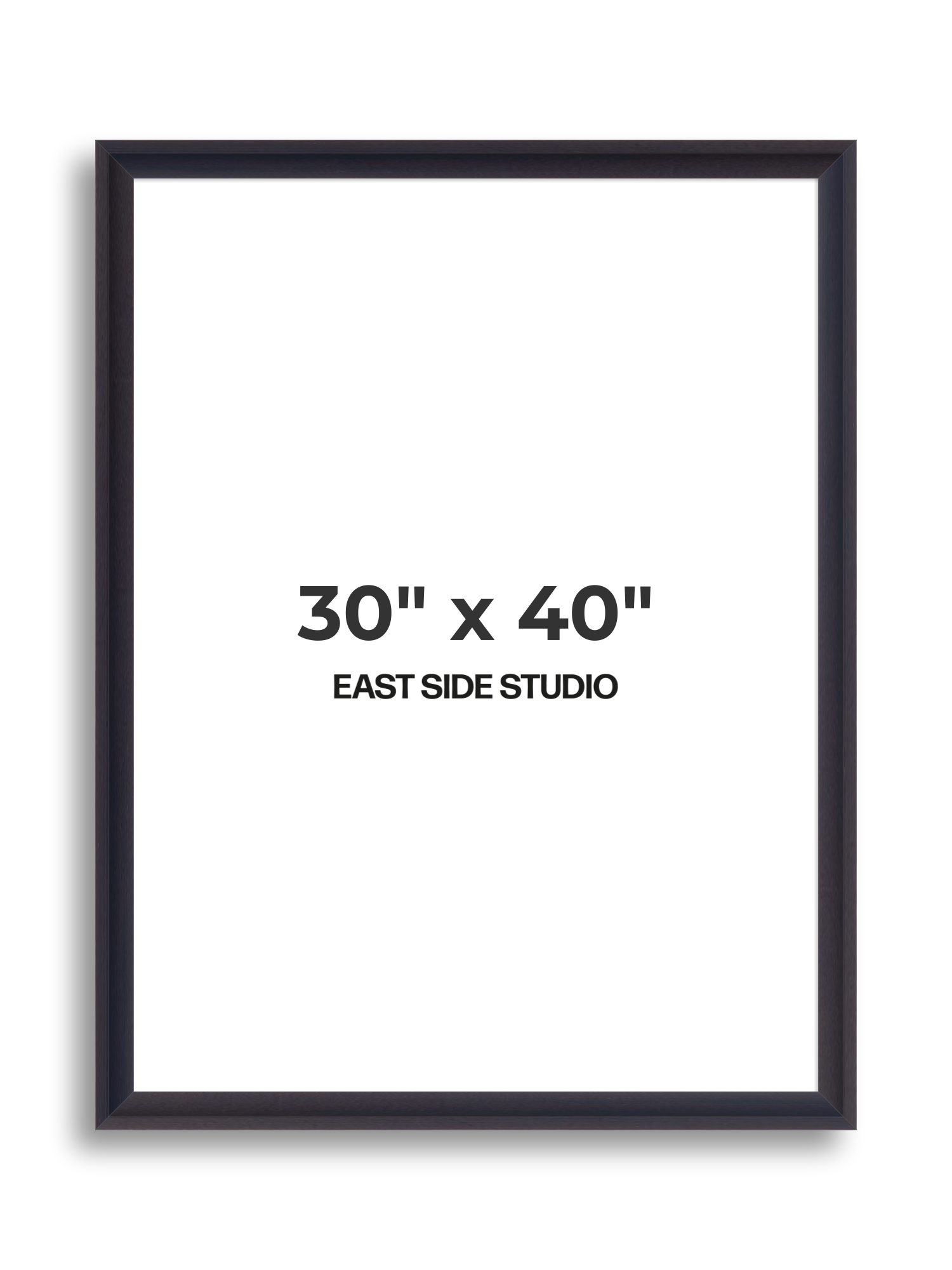 Black 30" x 40" picture frame
