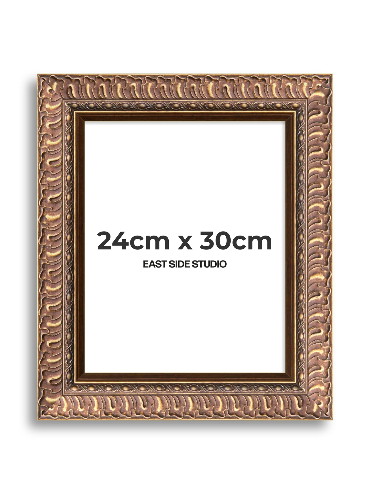 Palmette Burnished Gold 24cm x 30cm picture frame