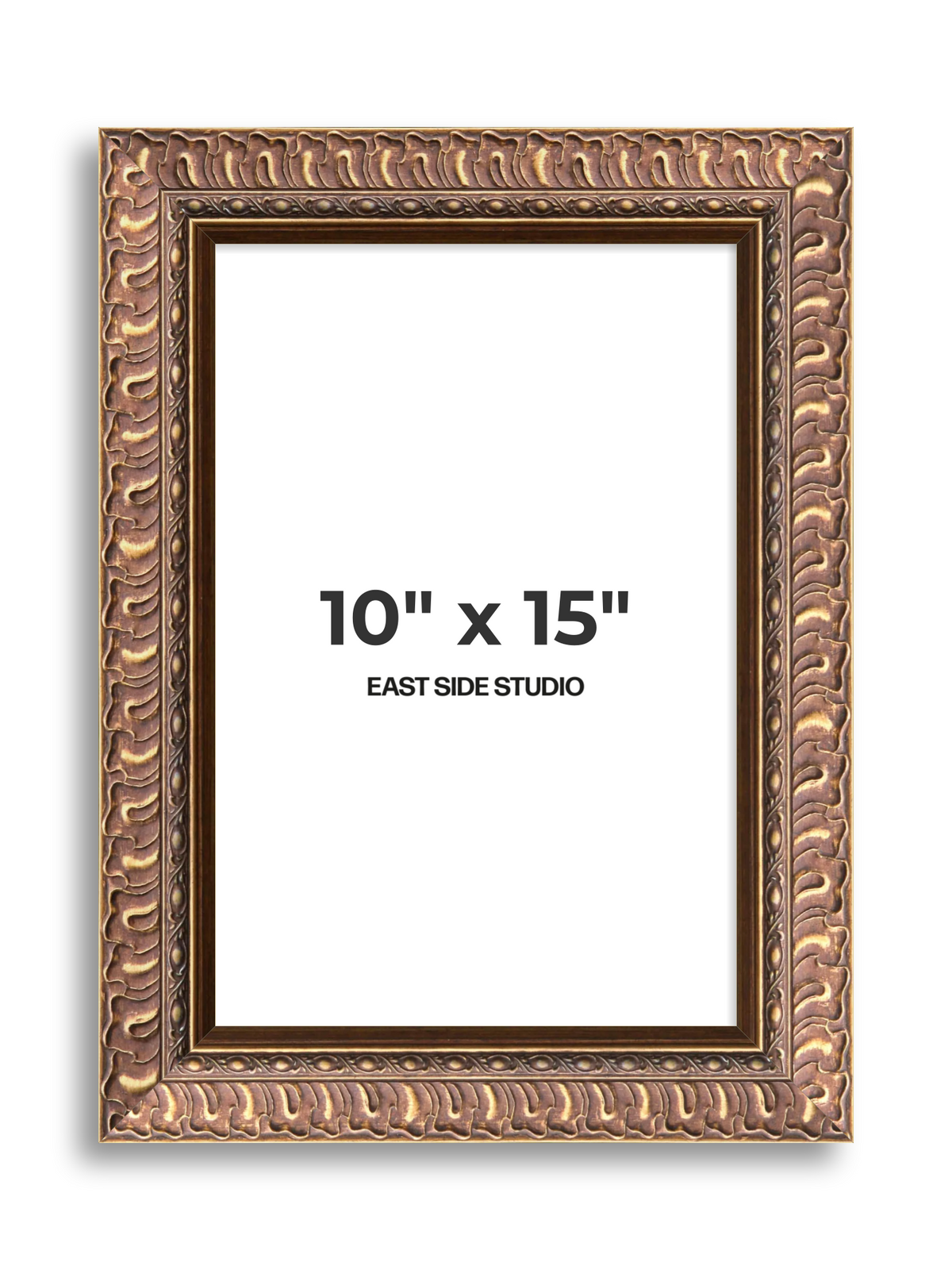Palmette Burnished Gold 10" x 15" picture frame