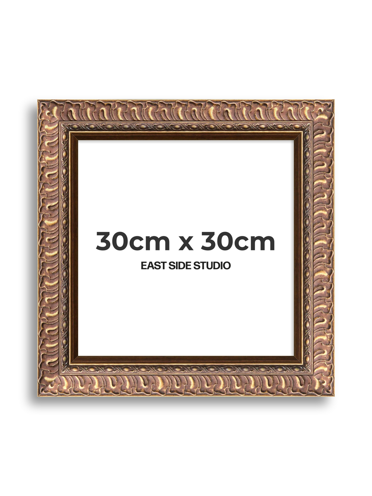Palmette Burnished Gold 30cm x 30cm picture frame