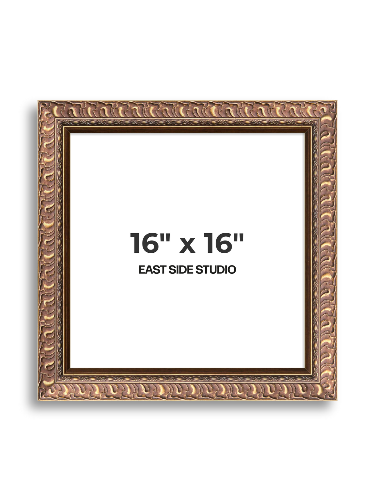 Palmette Burnished Gold 16" x 16" picture frame