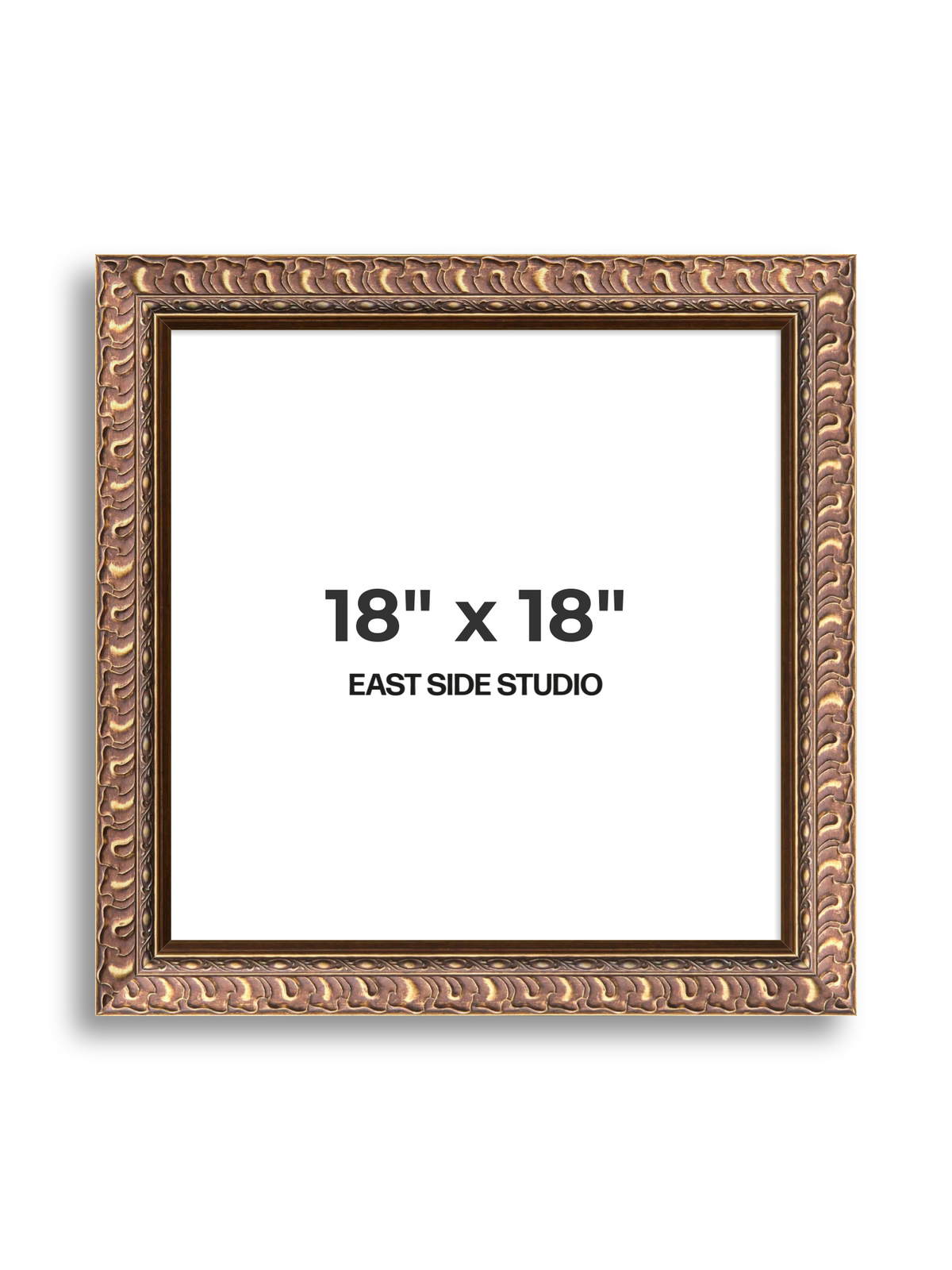 Palmette Burnished Gold 18" x 18" picture frame