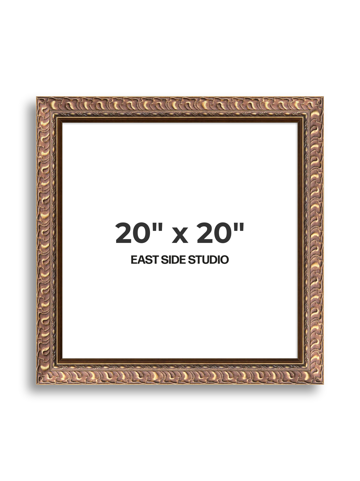 Palmette Burnished Gold 20" x 20" picture frame