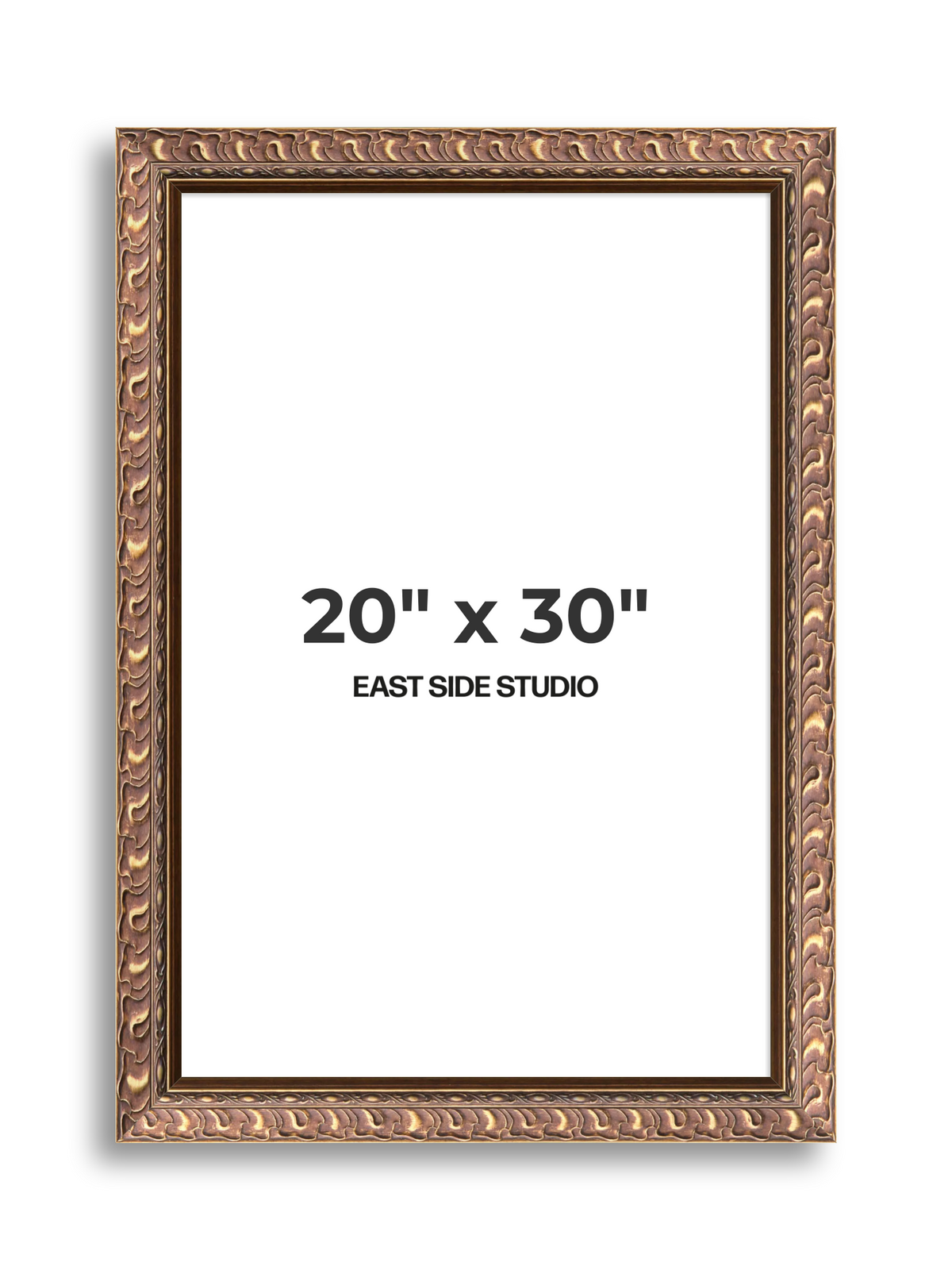 Palmette Burnished Gold 20" x 30" picture frame