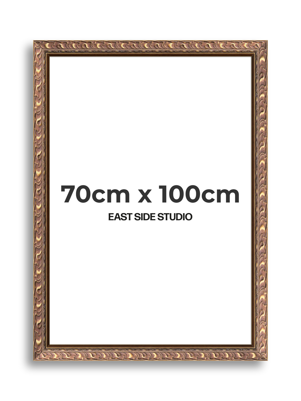 Palmette Burnished Gold 70cm x 100cm picture frame