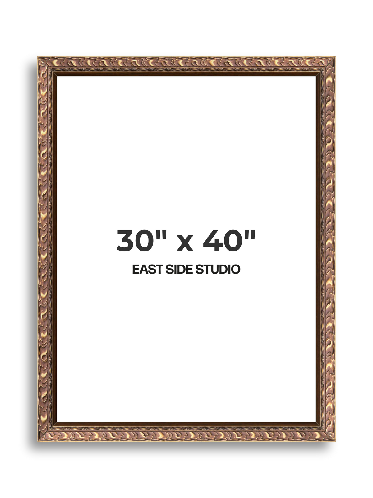 Palmette Burnished Gold 30" x 40" picture frame