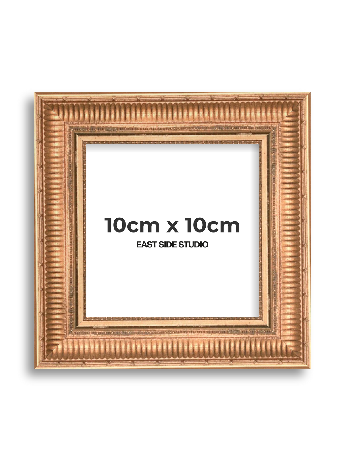 Laurel Pale Gold 10cm x 10cm picture frame