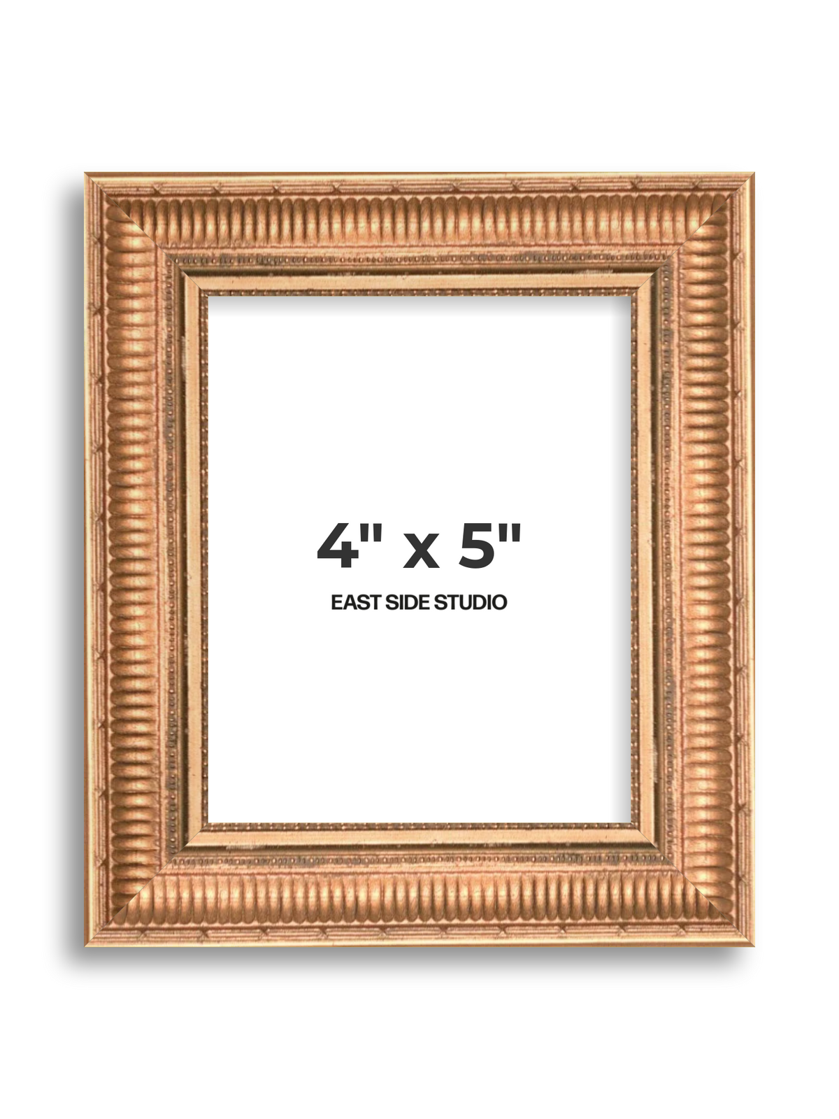 Laurel Pale Gold 4" x 5" picture frame
