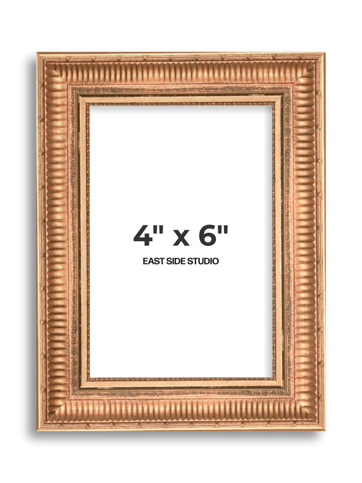 Laurel Pale Gold 4" x 6" picture frame