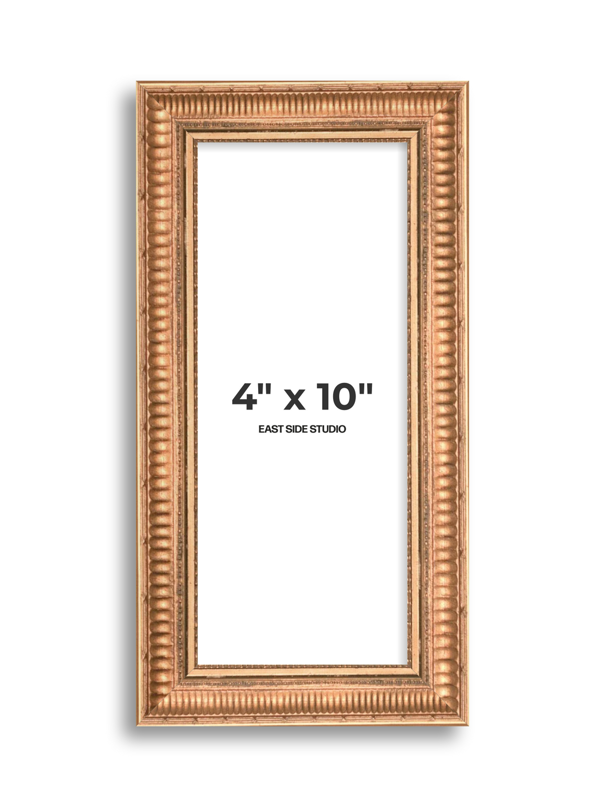 Laurel Pale Gold 4" x 10" picture frame
