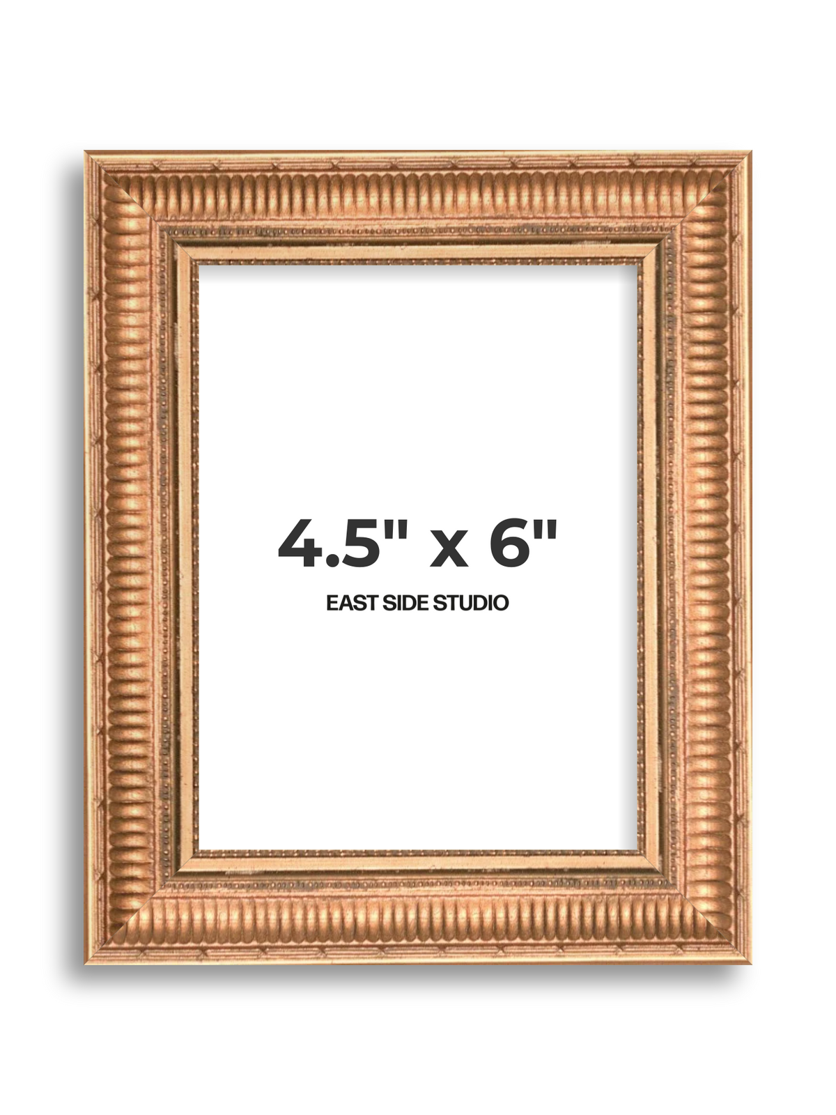 Laurel Pale Gold 4.5" x 6" picture frame