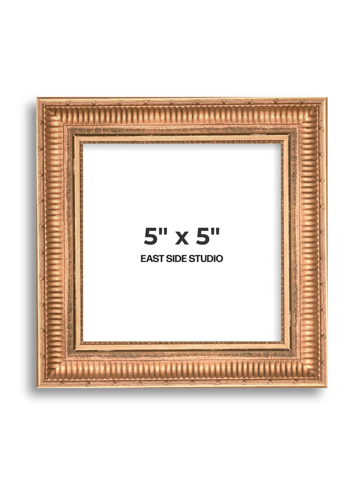 Laurel Pale Gold 5" x 5" picture frame