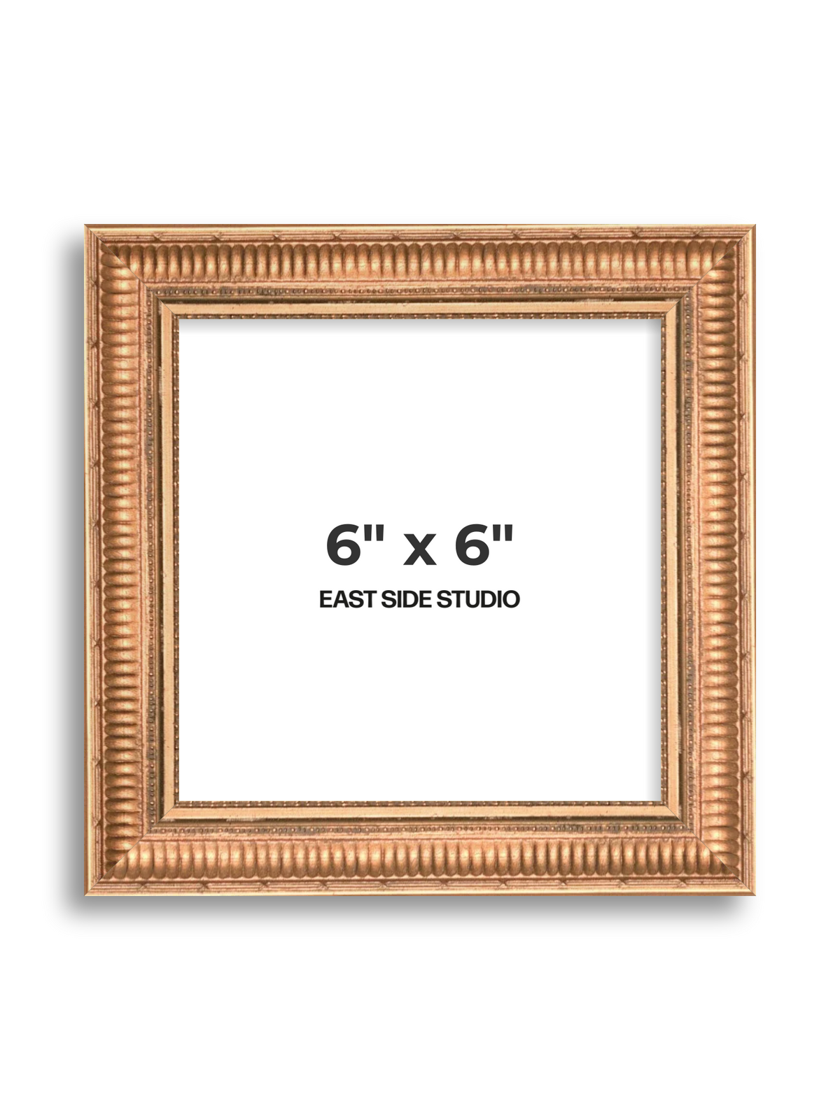 Laurel Pale Gold 6" x 6" picture frame
