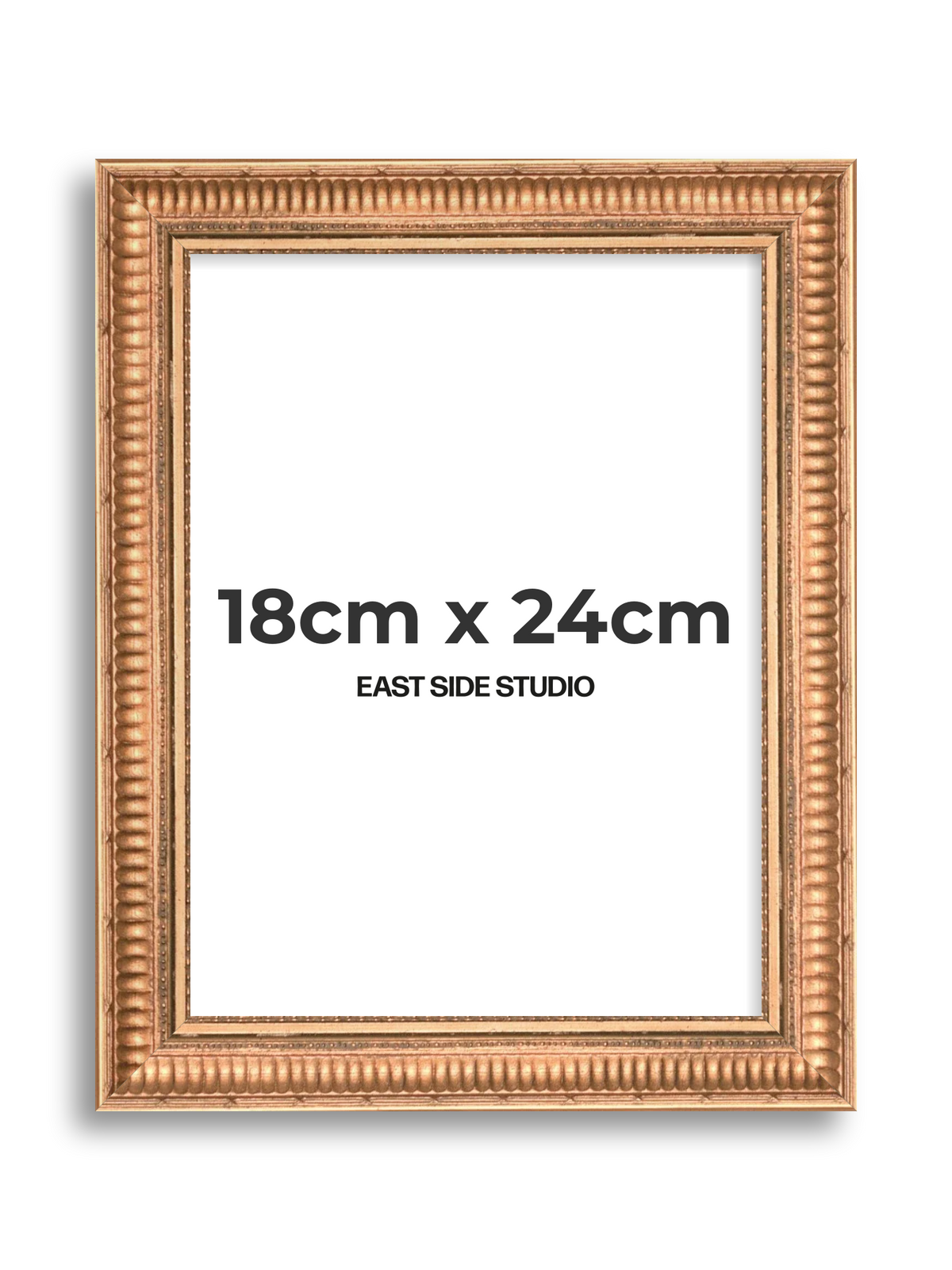 Laurel Pale Gold 18cm x 24cm picture frame
