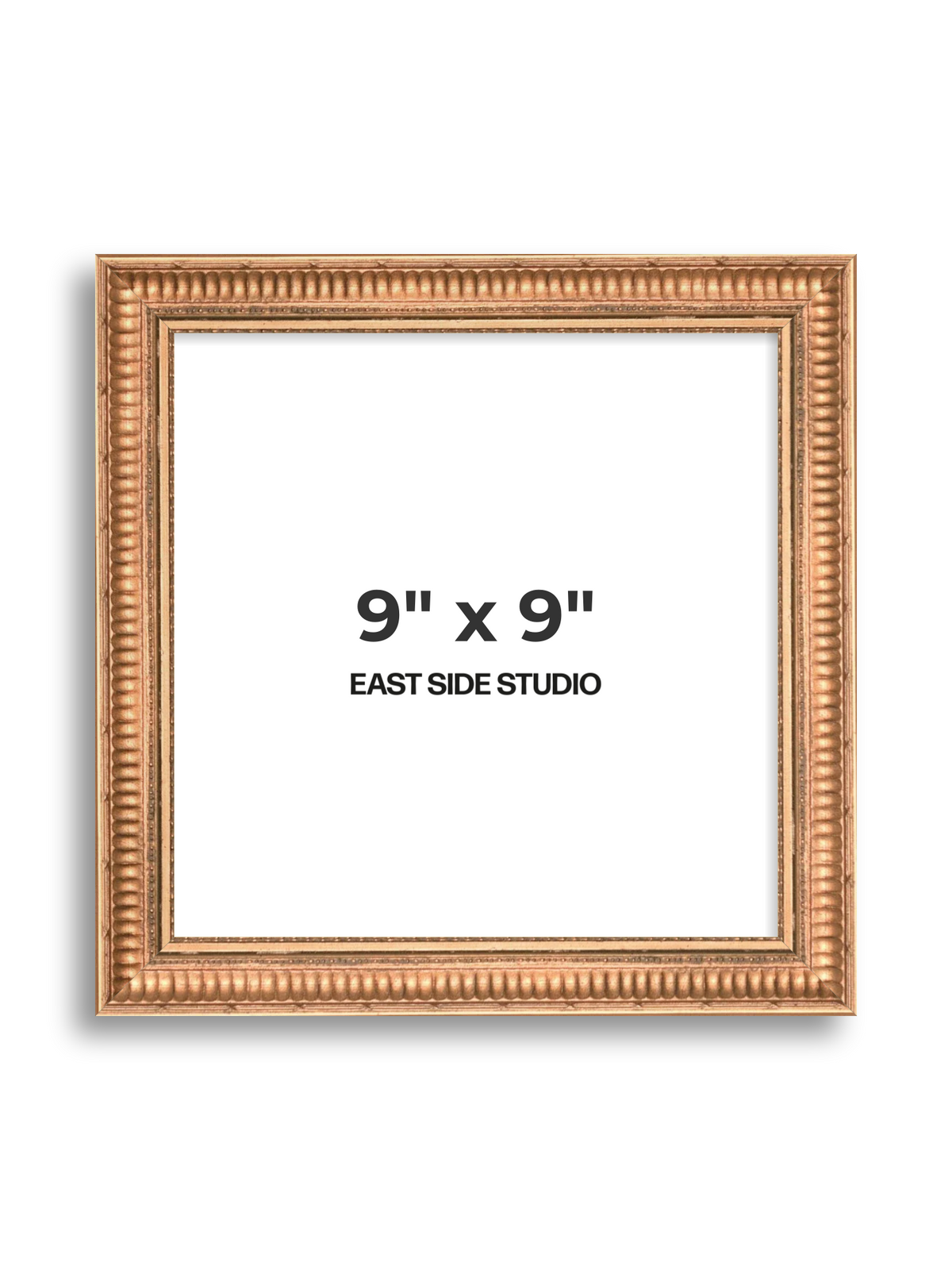 Laurel Pale Gold 9" x 9" picture frame