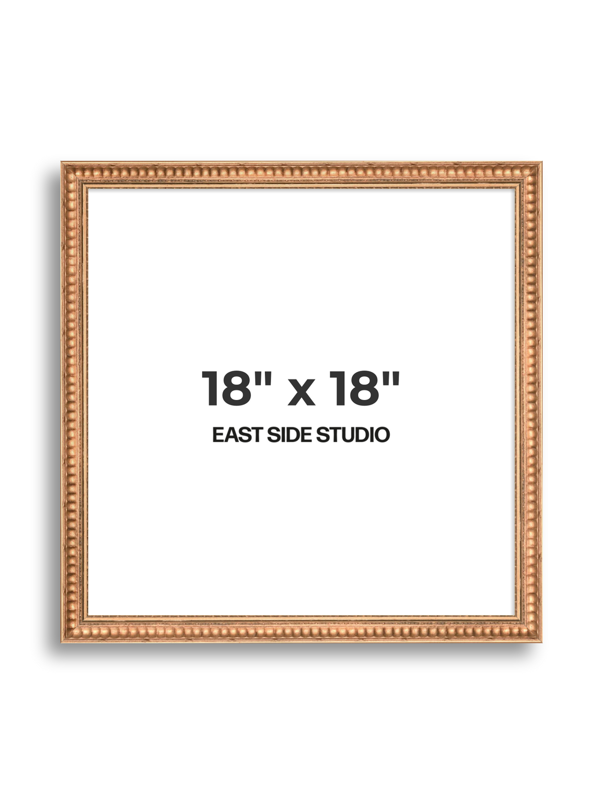 Laurel Pale Gold 18" x 18" picture frame
