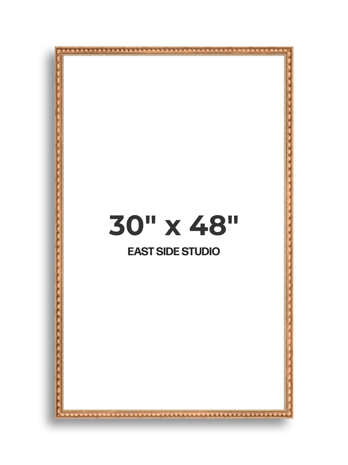 Laurel Pale Gold 30" x 48" picture frame