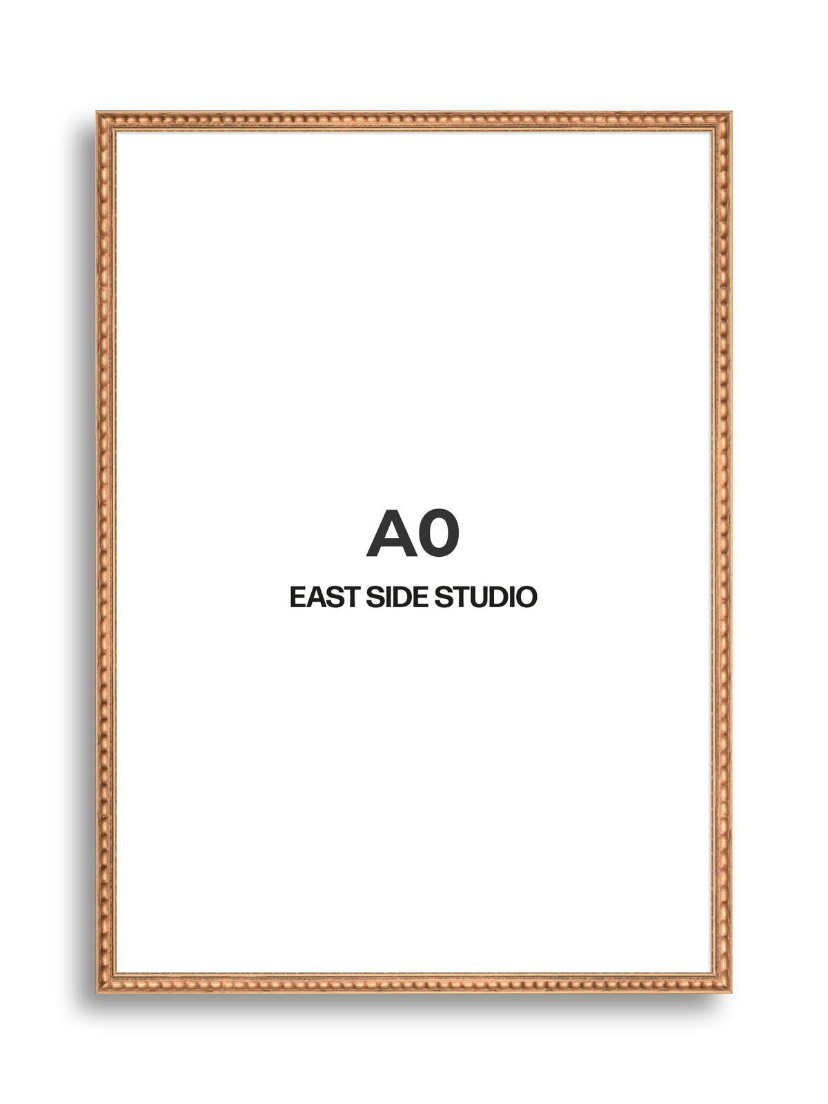 Laurel Pale Gold A0 picture frame