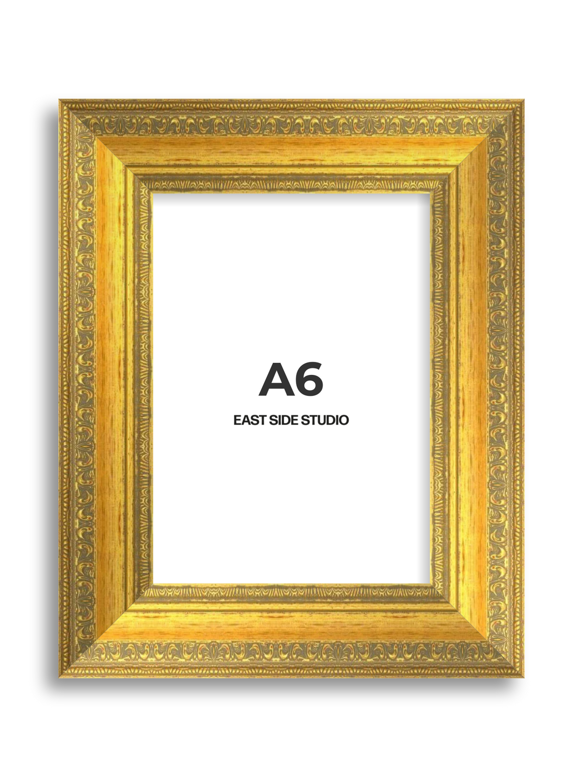 Florin Sculpted Gold A6 picture frame