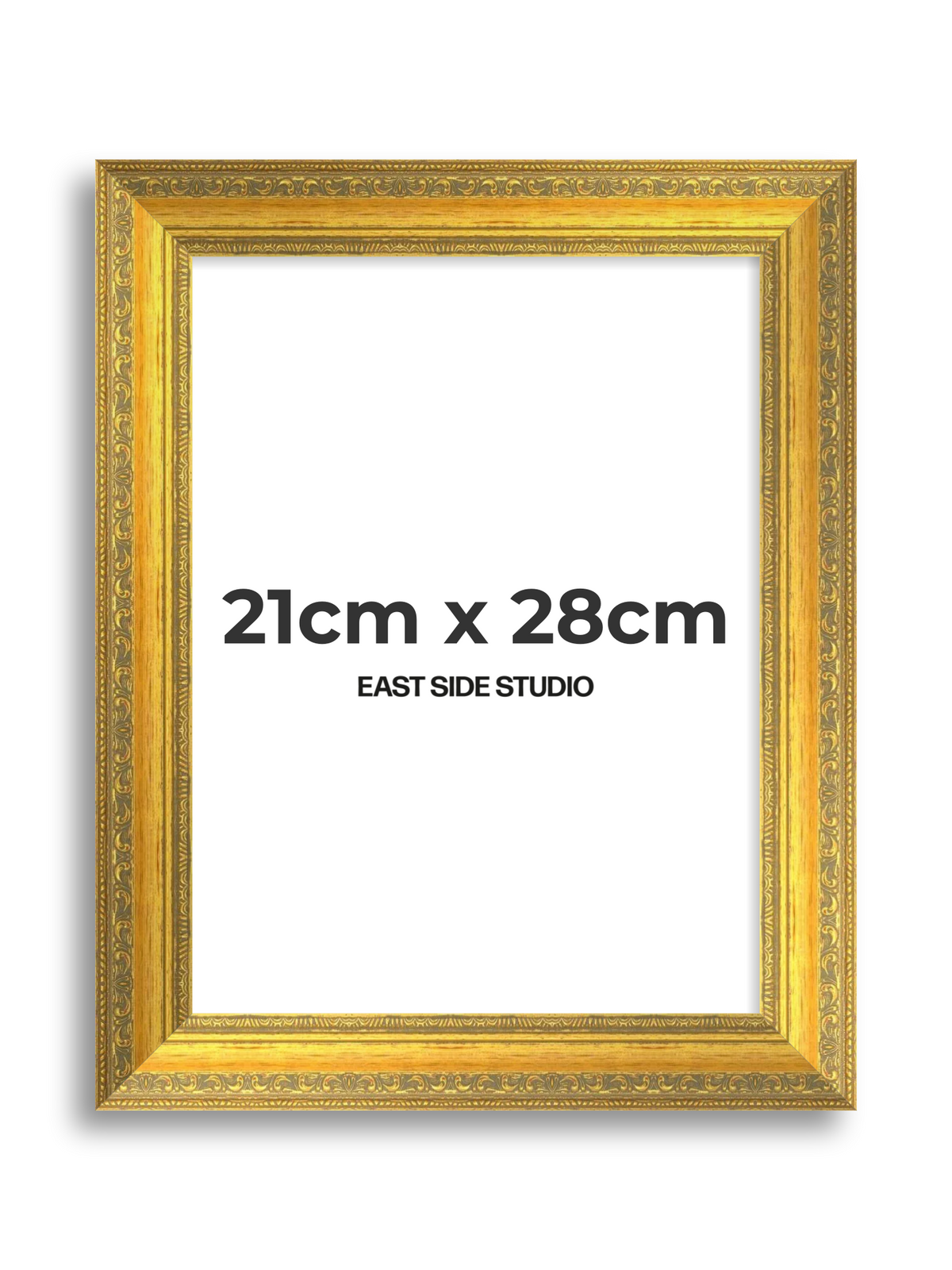 Florin Sculpted Gold 21cm x 28cm picture frame