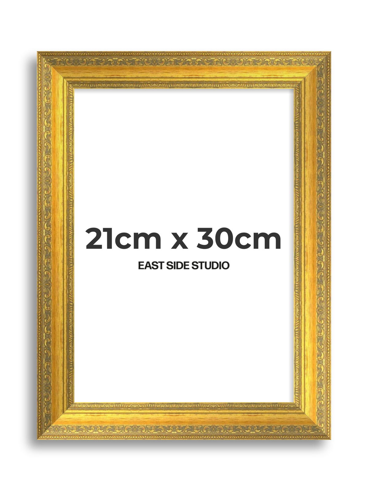 Florin Sculpted Gold 21cm x 30cm picture frame