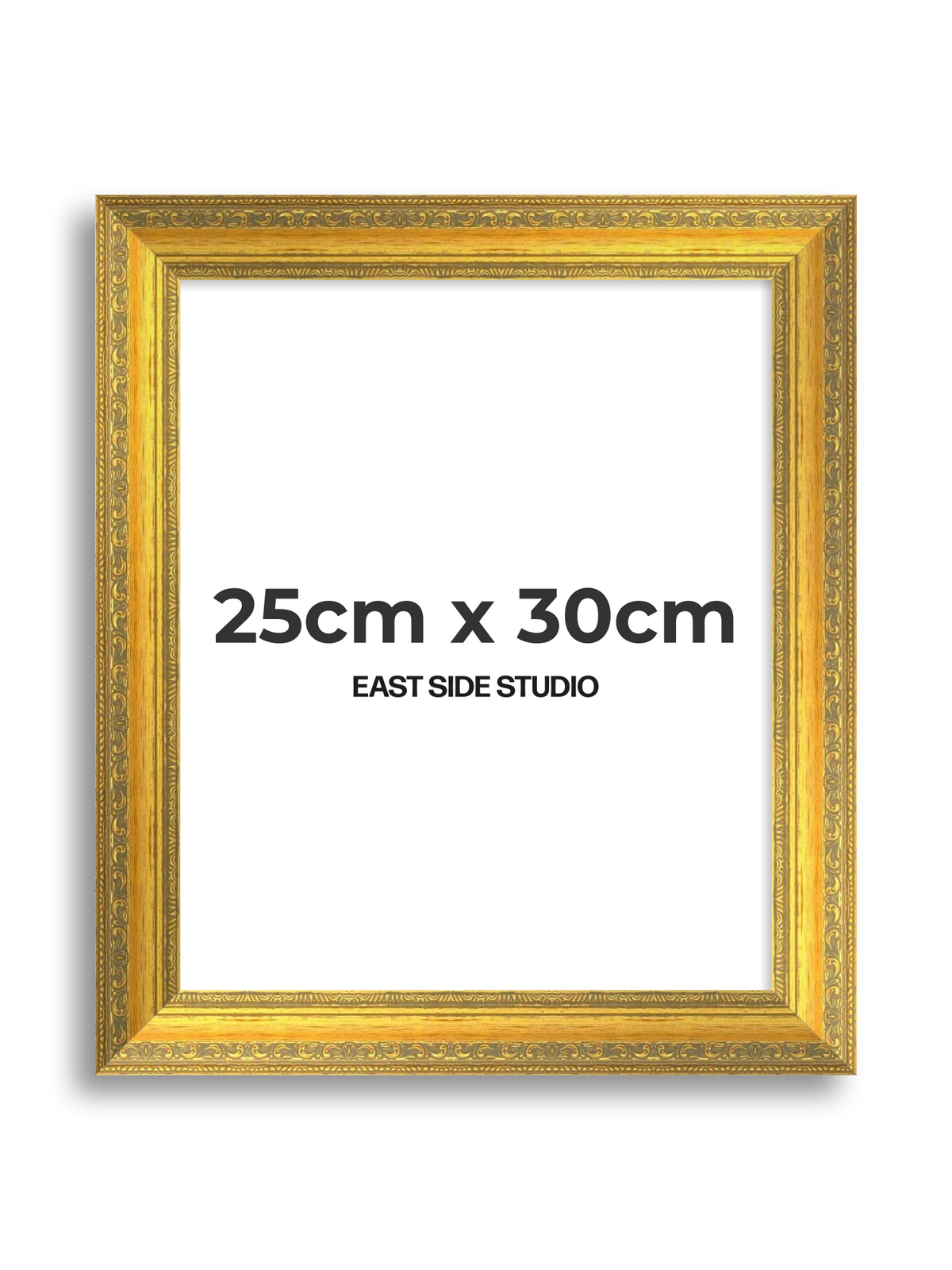 Florin Sculpted Gold 25cm x 30cm picture frame