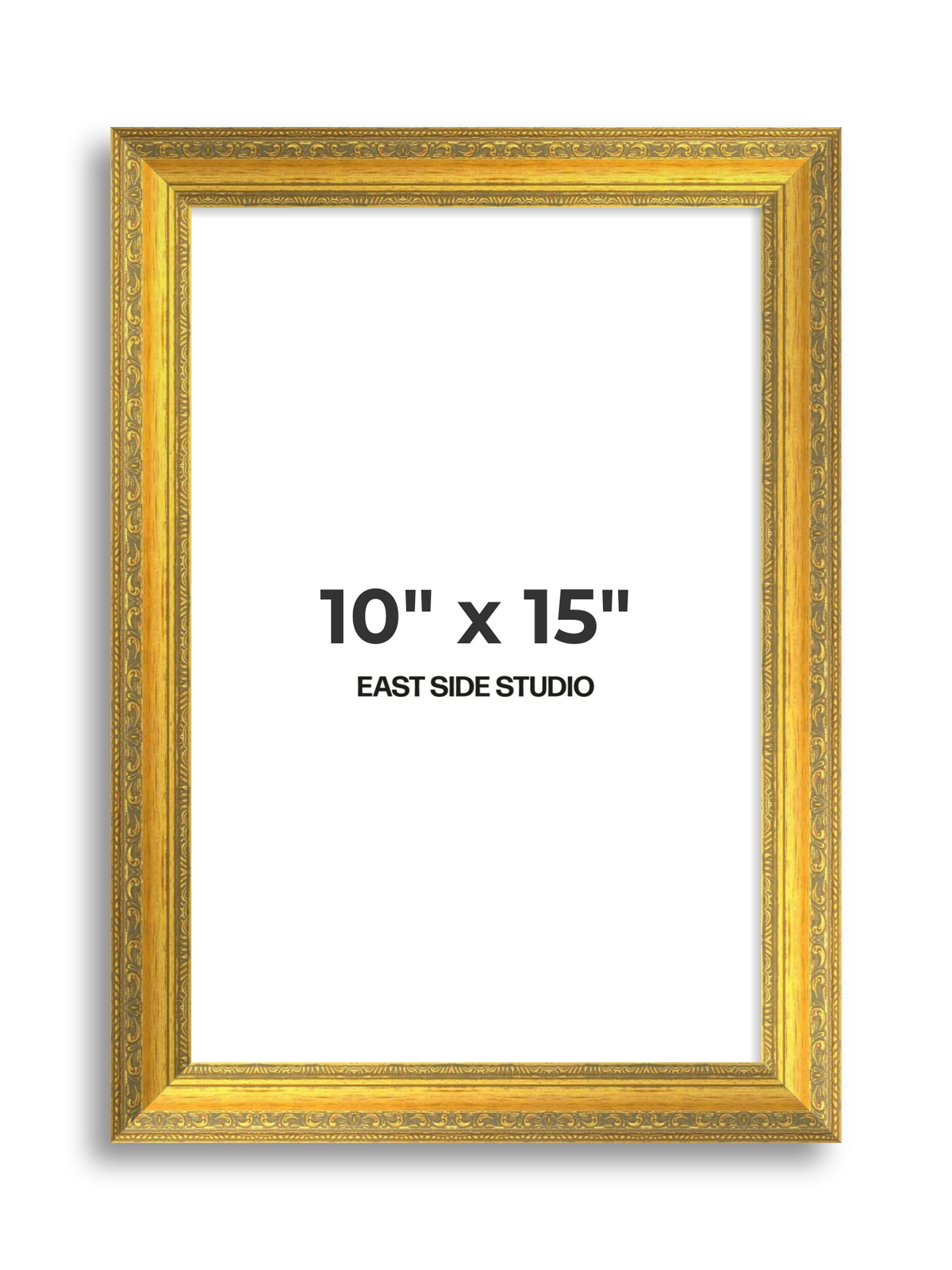 Florin Sculpted Gold 10" x 15" picture frame