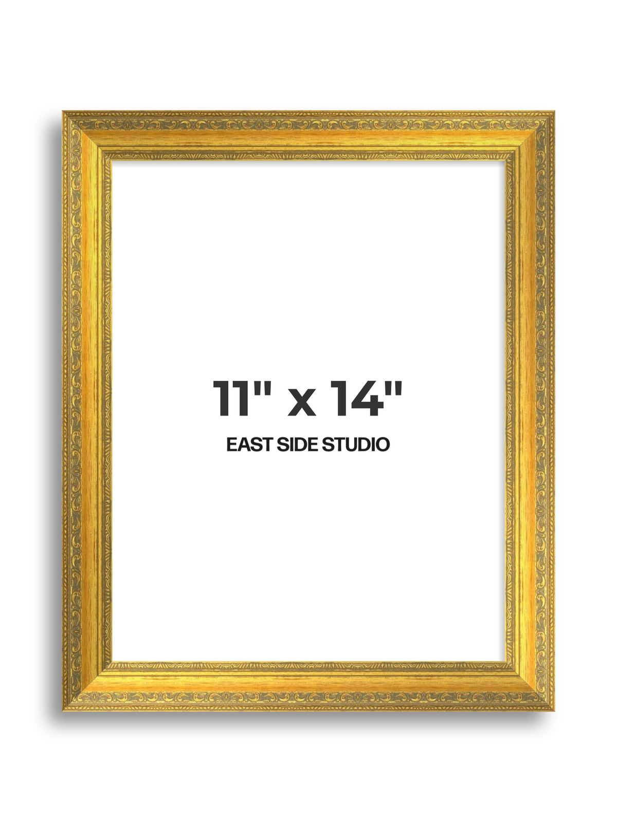 Florin Sculpted Gold 11" x 14" picture frame