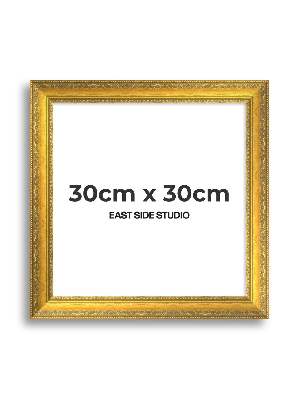 Florin Sculpted Gold 30cm x 30cm picture frame